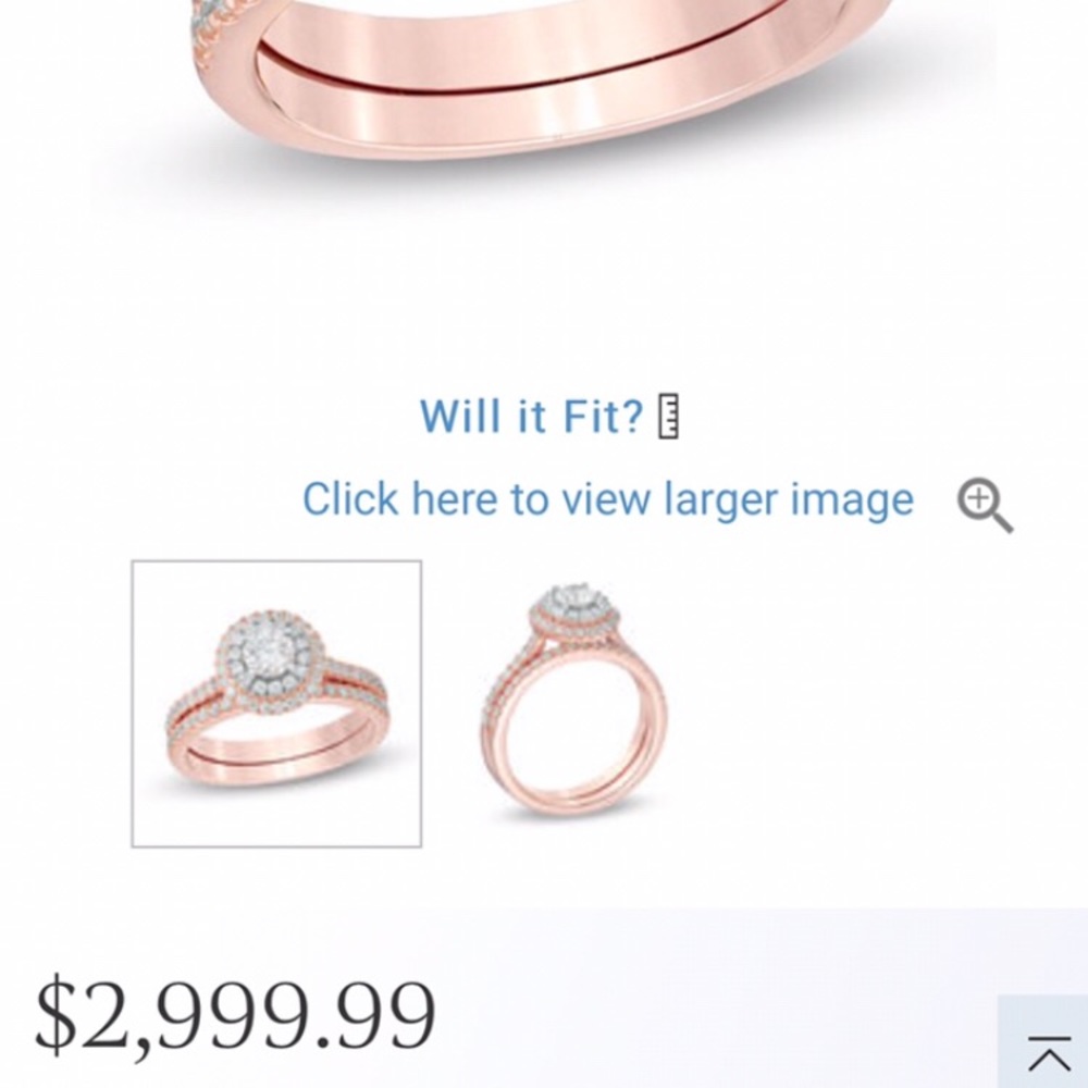 Celebration Grand Wedding Ring/Band Set - Picture 2 of 8